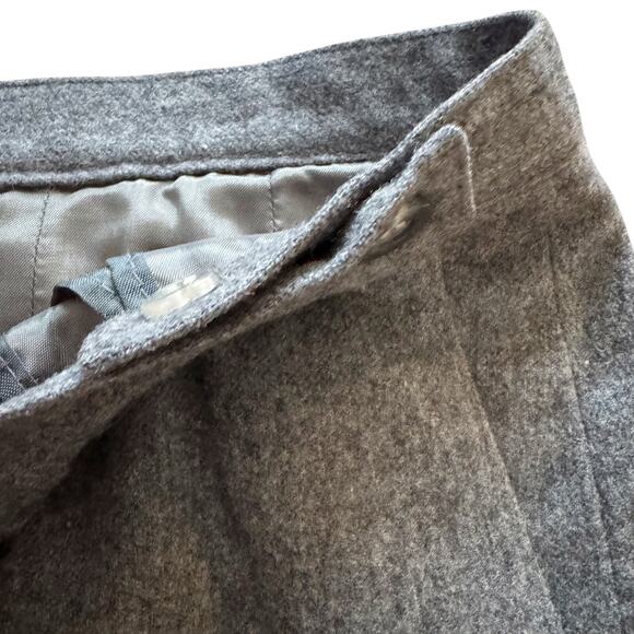 Pendleton Vintage 100% Wool Skirt Women Sz 12 14 Gray Midi preppy academia - Picture 5 of 11